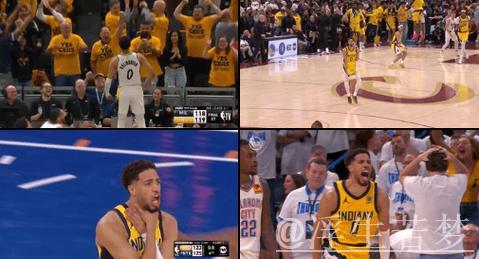 哈利伯顿的惊人表现：四轮季后赛三次绝杀加一次绝平